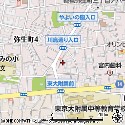 東京都中野区弥生町3丁目27-16周辺の地図