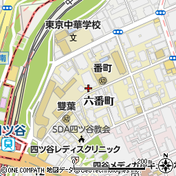 東京都千代田区六番町10-2周辺の地図