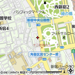 パークグレース新宿周辺の地図