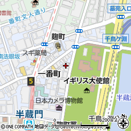 東京都千代田区一番町9-3周辺の地図