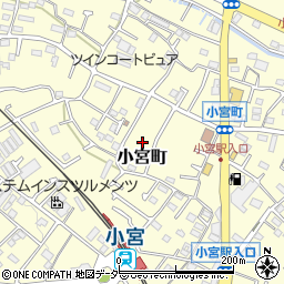 東京都八王子市小宮町887周辺の地図