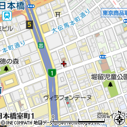 日本橋小舟町郵便局 ＡＴＭ周辺の地図