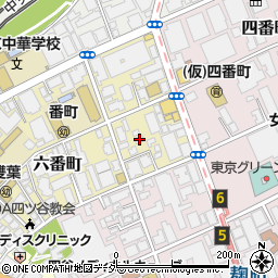 東京都千代田区六番町1-5周辺の地図