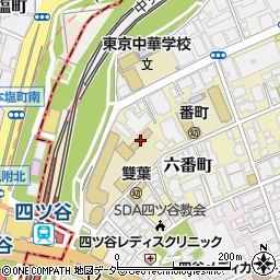 東京都千代田区六番町12周辺の地図