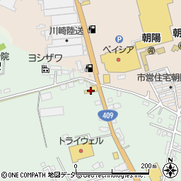 ＨｏｎｄａＣａｒｓ千葉東八街４０９号店周辺の地図
