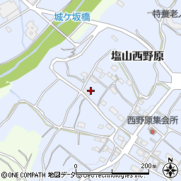 山梨県甲州市塩山西野原324周辺の地図