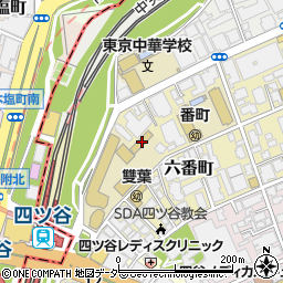 東京都千代田区六番町12-7周辺の地図