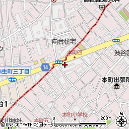 ジャンボ株式会社　渋谷営業所周辺の地図