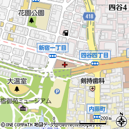 新宿区四谷特別出張所周辺の地図