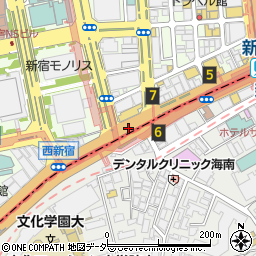 みずほ銀行京王新線新宿駅 ＡＴＭ周辺の地図