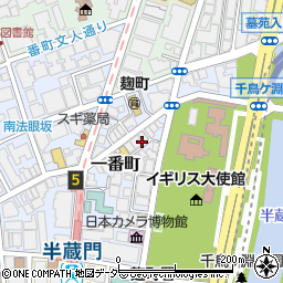 東京都千代田区一番町5-7周辺の地図