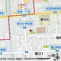 東京都江東区住吉1丁目8周辺の地図