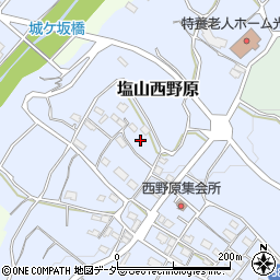 山梨県甲州市塩山西野原307周辺の地図