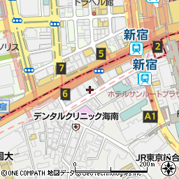 ドイツ風居酒屋 クライネヒュッテ 新宿南口周辺の地図