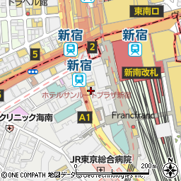 エスプリ・サロン・ド・ボーテ新宿店周辺の地図