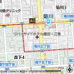リバーサイドホテル墨田・江東周辺の地図
