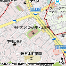 渋谷区つばめの里・本町東高齢者在宅サービスセンター周辺の地図