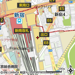 ミキハウス新宿高島屋店周辺の地図