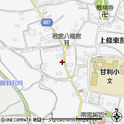 山梨県韮崎市大草町上條東割588-1周辺の地図