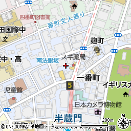 東京都千代田区一番町6周辺の地図