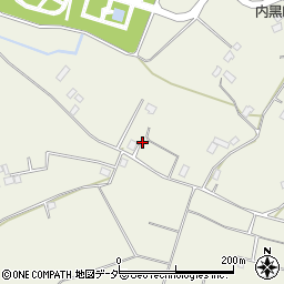 千葉県四街道市内黒田235周辺の地図