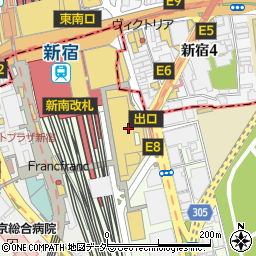 タカシマヤタイムズスクエアレストランズパーク　永坂更科布屋太兵衛周辺の地図
