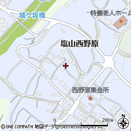 山梨県甲州市塩山西野原310周辺の地図