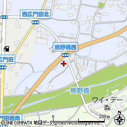 山梨県甲州市塩山熊野1414-1周辺の地図