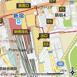 サロン卵と私 新宿高島屋店周辺の地図