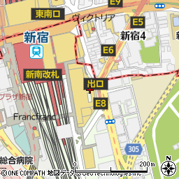 維新號 點心茶室 新宿店周辺の地図