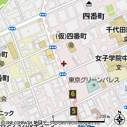 東京都千代田区四番町7-11周辺の地図