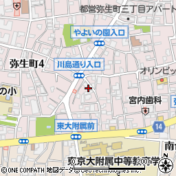 東京都中野区弥生町3丁目27-18周辺の地図