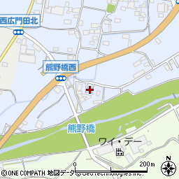 山梨県甲州市塩山熊野1372周辺の地図