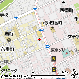 東京都千代田区六番町1-23周辺の地図
