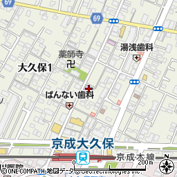 会津屋大久保店周辺の地図