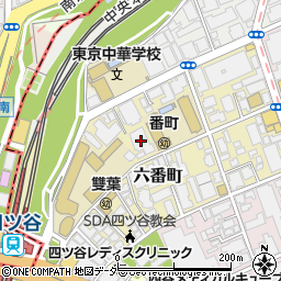 東京都千代田区六番町10-1周辺の地図