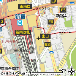 エンポリオアルマーニ新宿高島屋周辺の地図