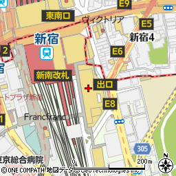 コーチ新宿高島屋周辺の地図