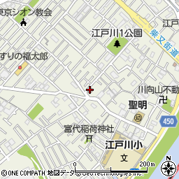 江戸川一郵便局周辺の地図