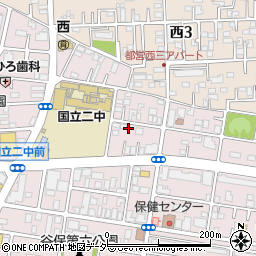 くにたち富士見台在宅支援クリニック周辺の地図