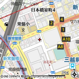 タイムズ日本橋本石町駐車場周辺の地図