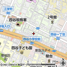 東京都新宿区四谷三栄町6周辺の地図
