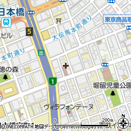 東京都中央区日本橋小舟町4周辺の地図