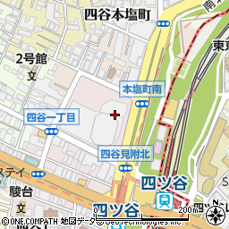 四谷駅前郵便局周辺の地図