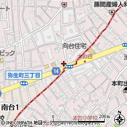 西新宿ヴランシュ周辺の地図