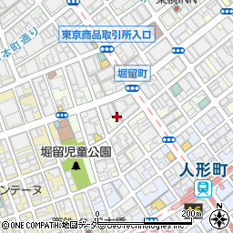 名鉄協商日本橋堀留町駐車場周辺の地図