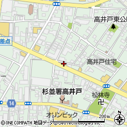 株式会社宝古堂美術　高井戸店周辺の地図