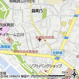 東京都立川市錦町5丁目15周辺の地図