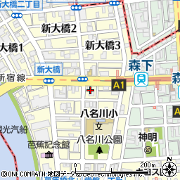 東京都江東区新大橋3丁目6周辺の地図