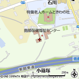 佐倉市役所　さくらんぼ園周辺の地図